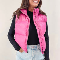 Pink Puffer Vest