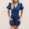 Frazier Romper - Navy Blue