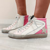 Pink High Top Sneakers