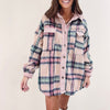 Pink Plaid Shacket