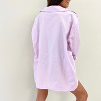 Lilac Shirt Cover Up