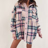 Pink Plaid Shacket