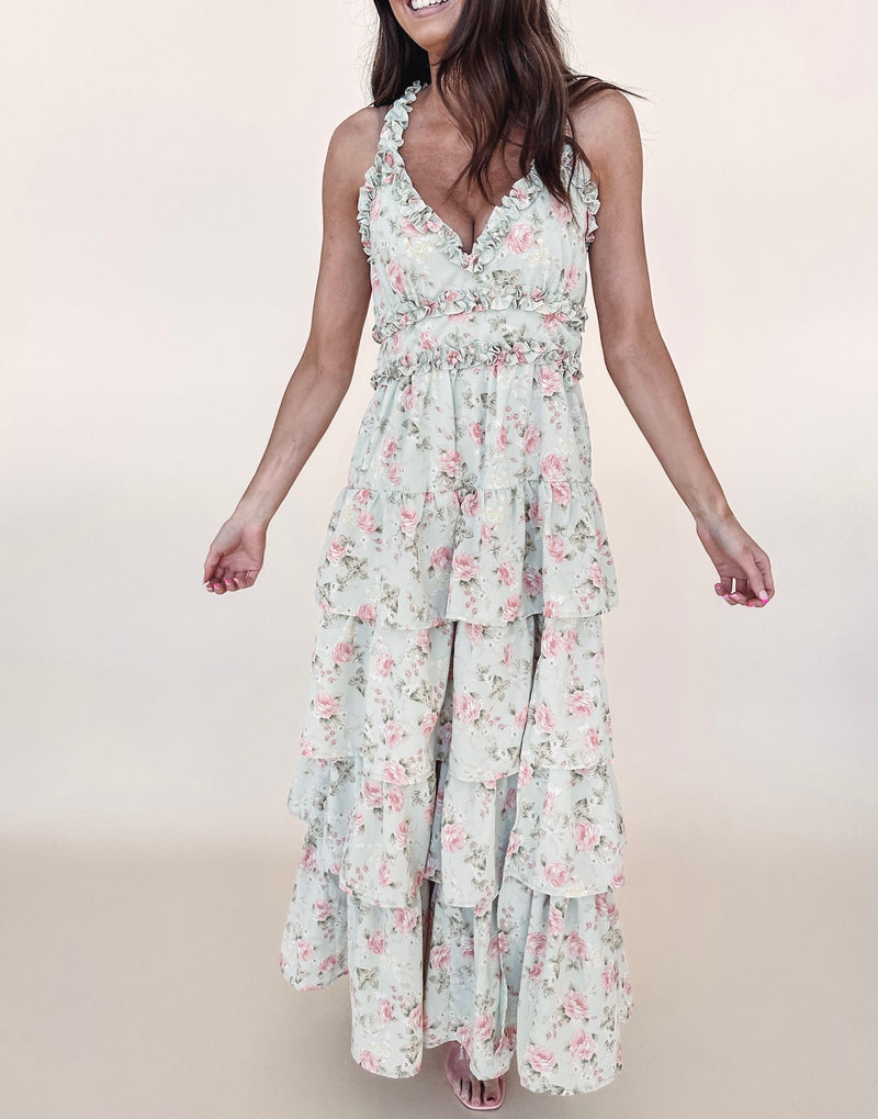 Blaire Tiered Floral Dress